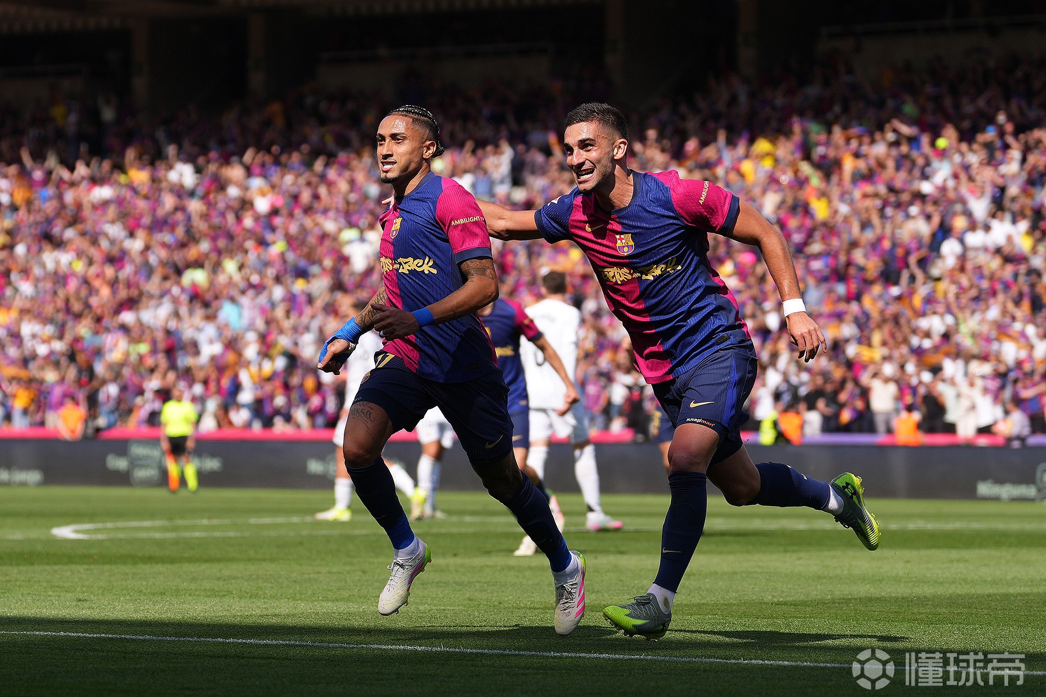 巴萨完胜马赛，孔德关键制胜